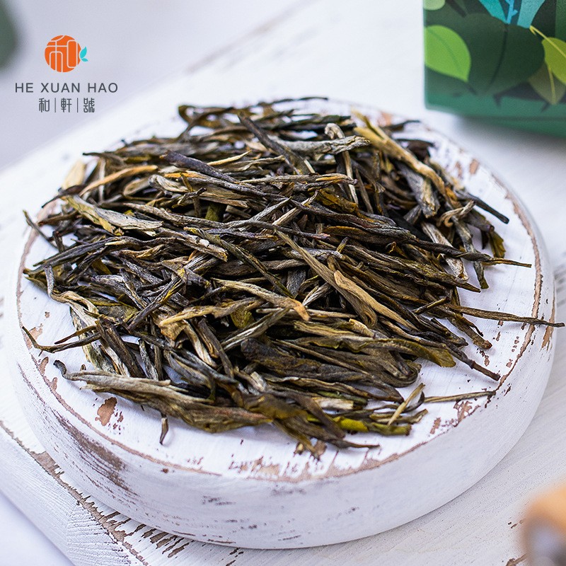 燕语 高山云南大叶种豆香云南绿茶滇绿绿松针原料批发图4