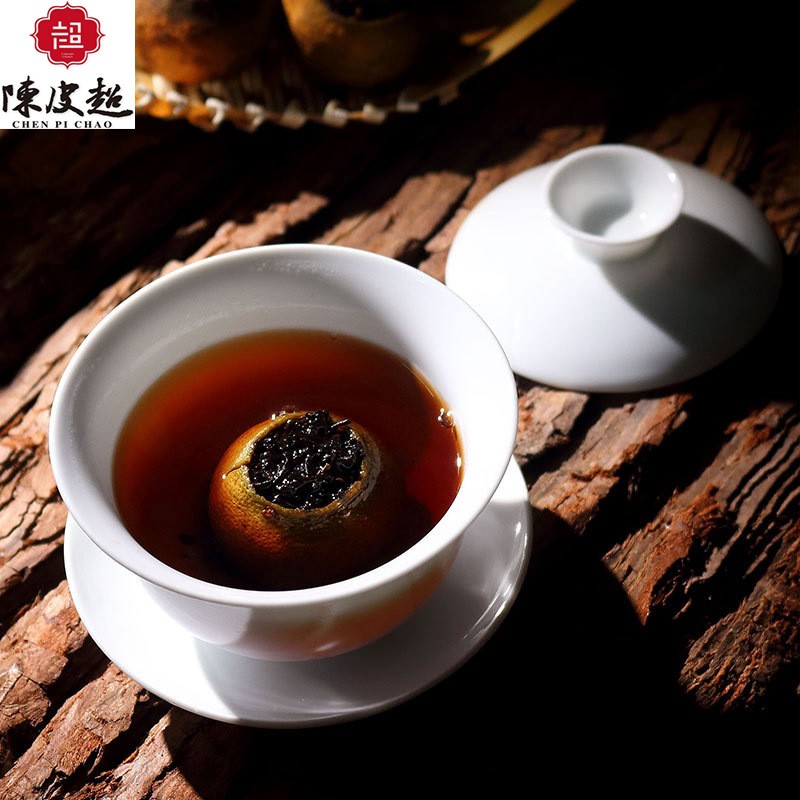 【陈皮超】全生晒小青柑 正宗新会柑普 广东特产宫廷陈皮普洱茶图4