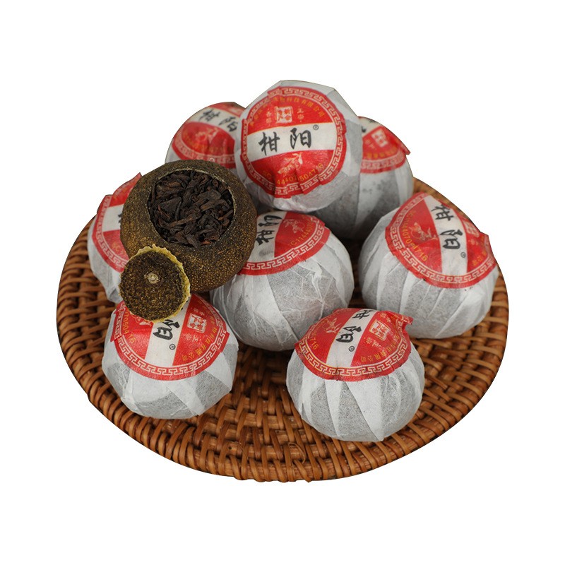 新会厂家批发天马生晒小青柑普洱茶 陈皮普洱茶叶熟茶小青柑图5