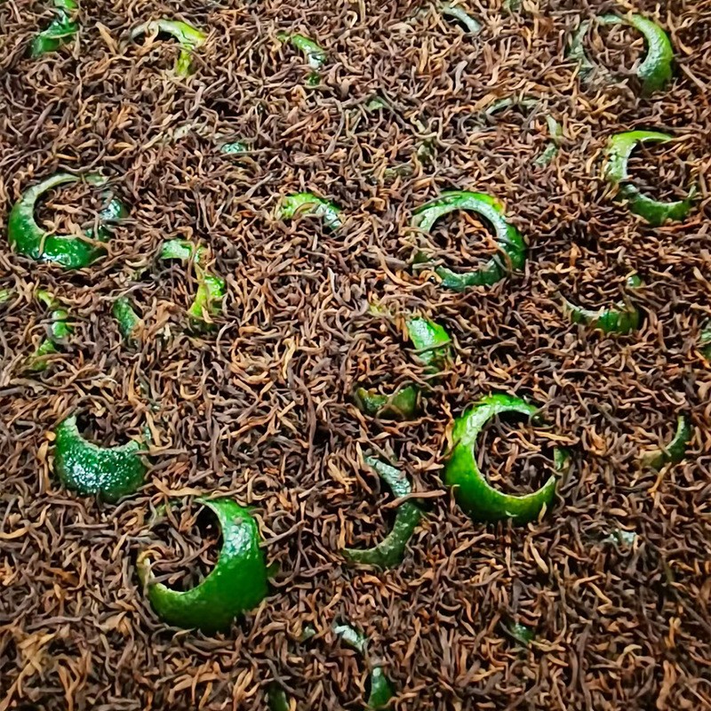 梅江小青柑普洱茶熟茶节庆礼品 盒装生晒柑橘普茶小罐装厂家批发图5