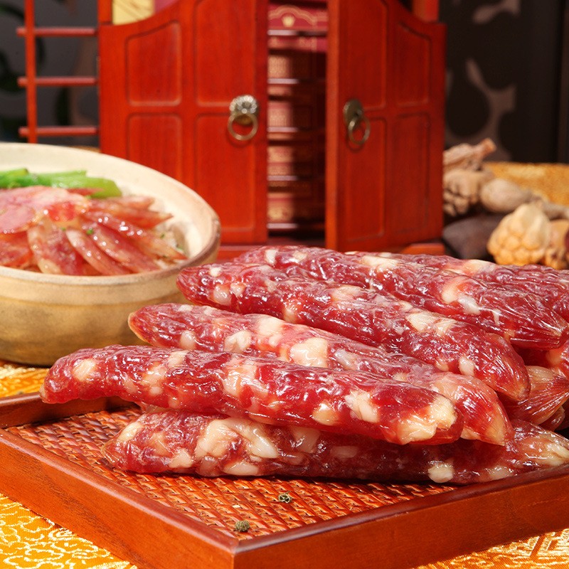皇上皇广州特产腊味肠中华老字号食品手信福满多腊肠200g图2