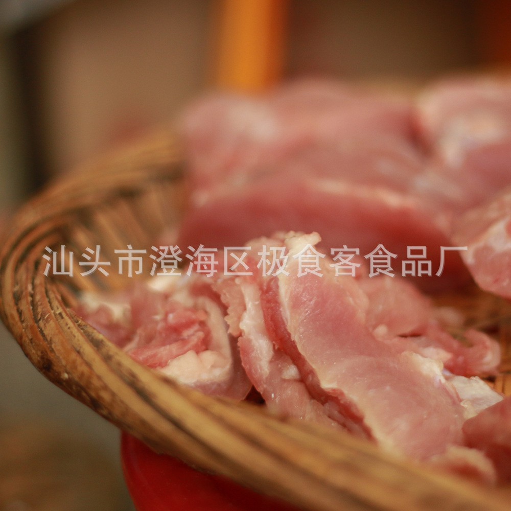 厂家批发 原味 板筋猪肉干 猪肉脯 手工晒干烤肉零食土猪肉图4