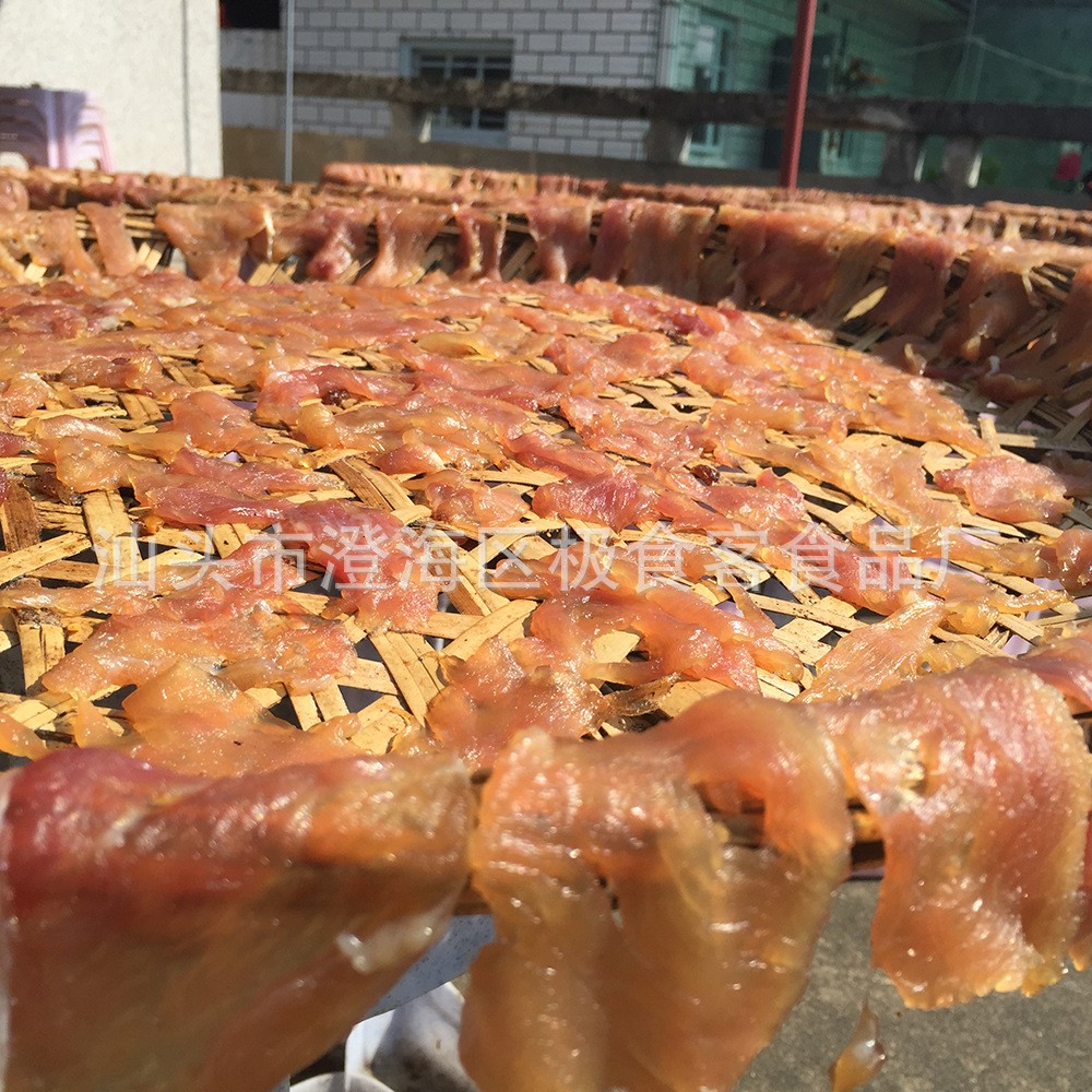 厂家批发 原味 板筋猪肉干 猪肉脯 手工晒干烤肉零食土猪肉图5