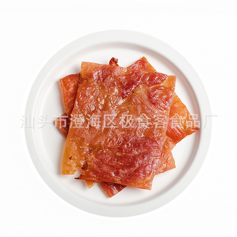 极食客潮汕特产手工炭烤猪肉干农家土猪传统卤制炭火烘烤猪肉脯图4