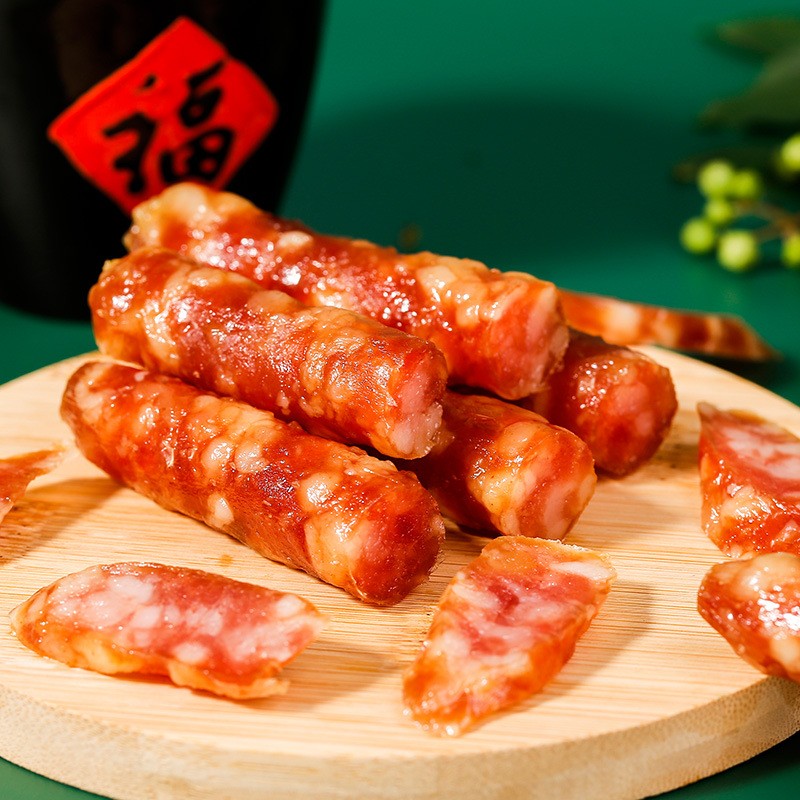 潮汕腊肠煲仔饭广东潮式腊味即食香肠腊肉肠灌肠三味可选咸香图4