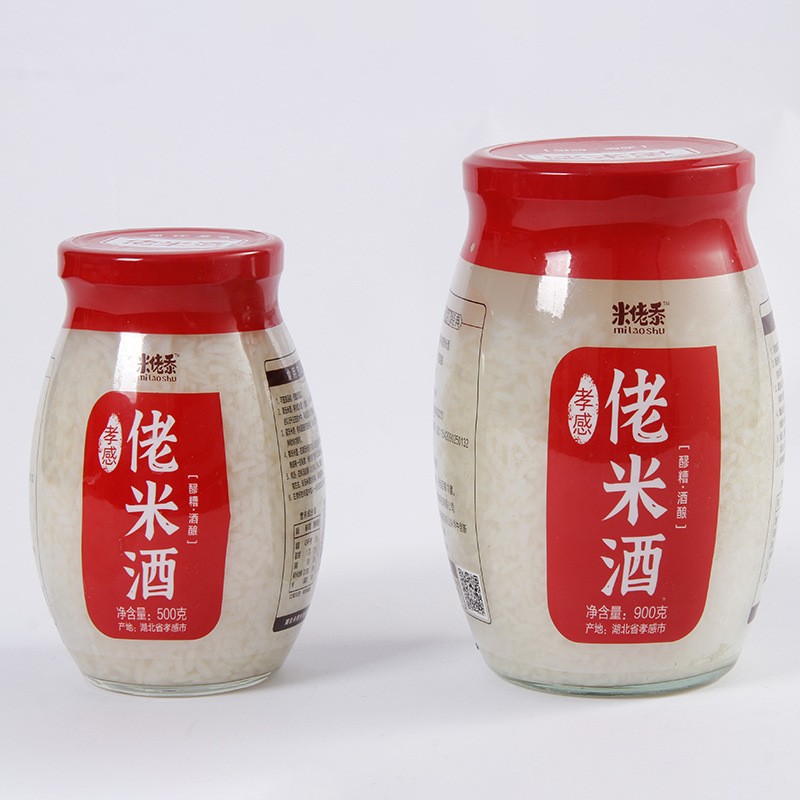 孝感米酒瓶装佬米酒醪糟甜酒酿米酒酒糟生鲜调味分销代理一件代发图2