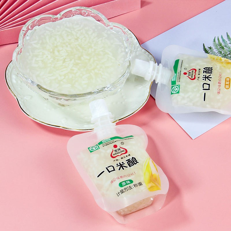 生龙一口米酿可吸米酒孝感饮料米酒小袋装10斤图3