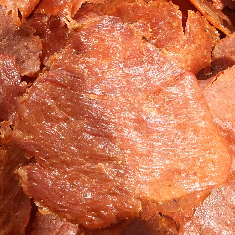 手工猪肉脯 原切猪大腿肉大块装办公室居家网红零食口感细腻 现货图3