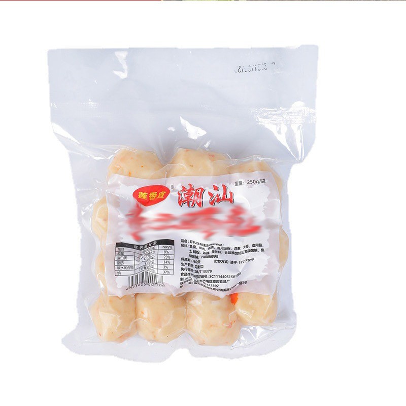 潮汕特产鲜虾丸 鲜嫩手工虾肉丸子涮火锅麻辣烫爽口速冻肉丸批发图4