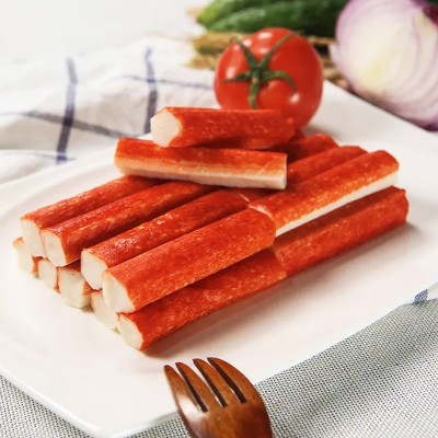 蟹柳速冻鱼肉条火锅食材麻辣烫关东煮冷冻蟹肉棒批发227g约16条