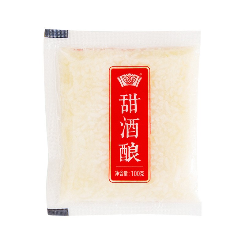 孝感特产袋装酒酿100g早餐米酒醪糟甜酒农家自酿糯米酒包邮图5