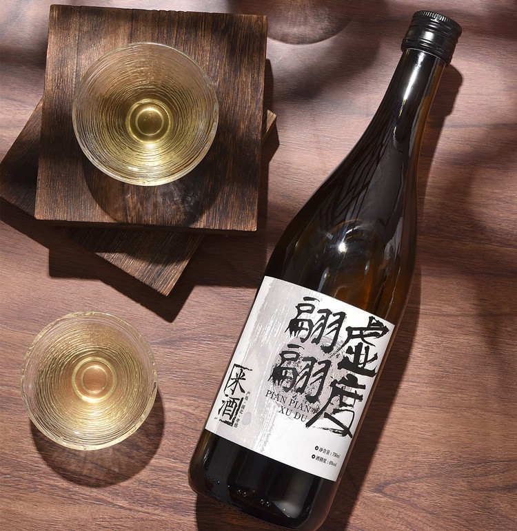 翩翩虚度米酒汁甜酒支持批发白桃桂花青梅酒多口味国产清酒图2