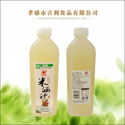 湖北特产孝感米酒醪糟酒酿旺福龙米酒月子1L瓶现货批发工厂直营