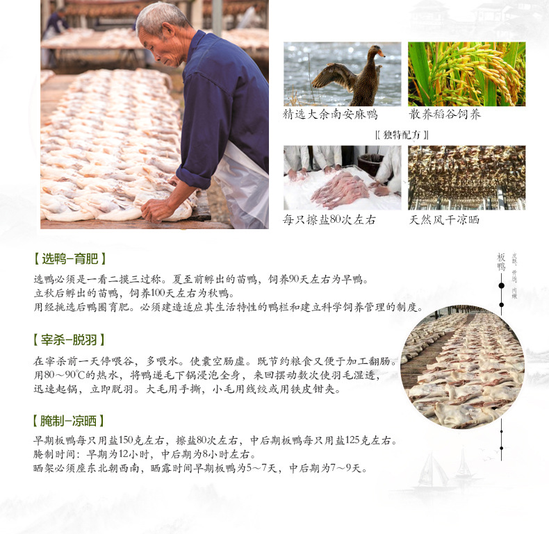 南安板鸭600G
