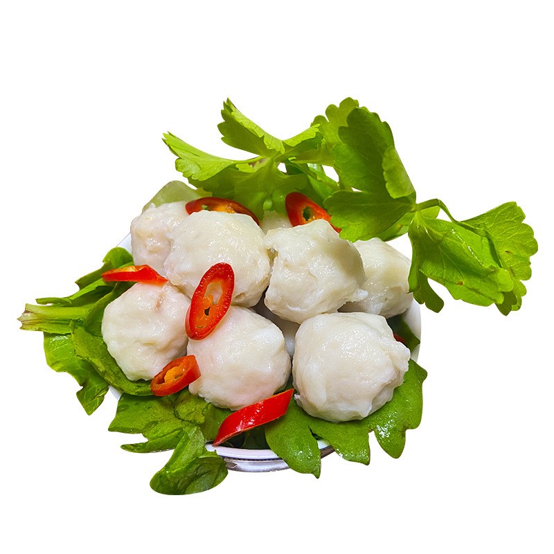 潮实潮汕墨鱼丸花枝丸 捞火锅墨斗丸 汕头特产新鲜制作 肉丸食材图1