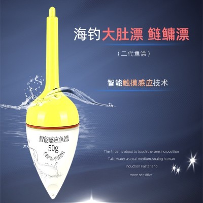 荷塘有鲤二代大肚漂智能感应鱼漂鲢鳙漂浮漂咬钩变色鲢鳙钓组配件