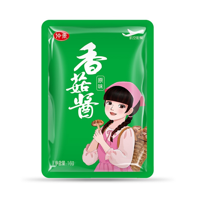（厂家直发）仲景香菇酱16g装原味香辣辣辣队产地发货蘑菇香辣酱图4