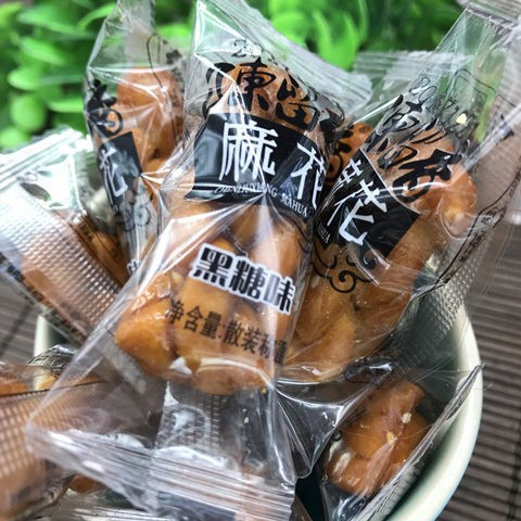 包邮零食特产小麻花陈留香750g(1斤半)黑糖原味小包装点心168g