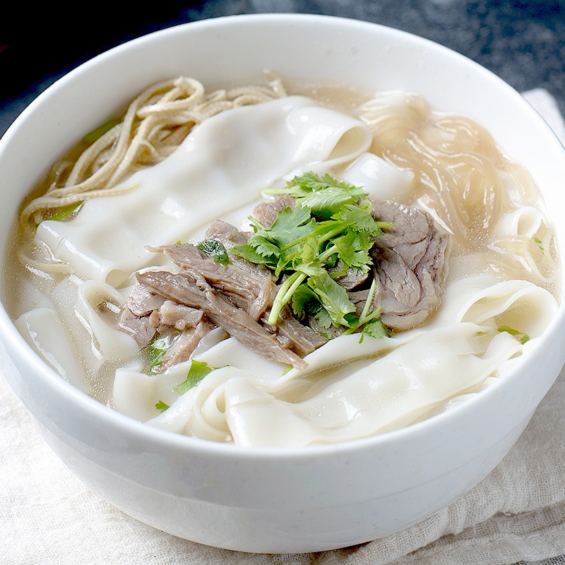 河南烩面福寿街老郑州烩面羊肉味4连包*1 方便速食烩面批发图5