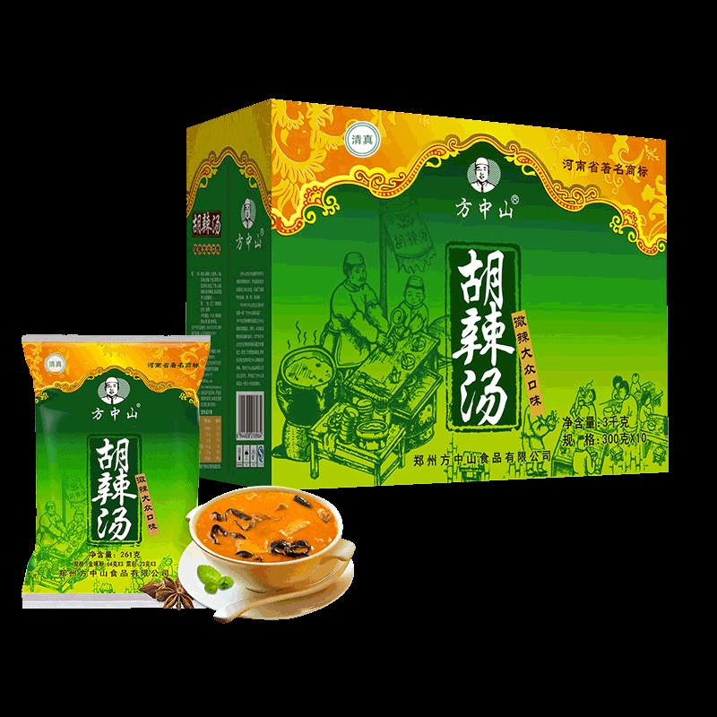 方中山胡辣汤料微辣大众味木耳海带香菇10袋装河南特产胡辣汤速食图4
