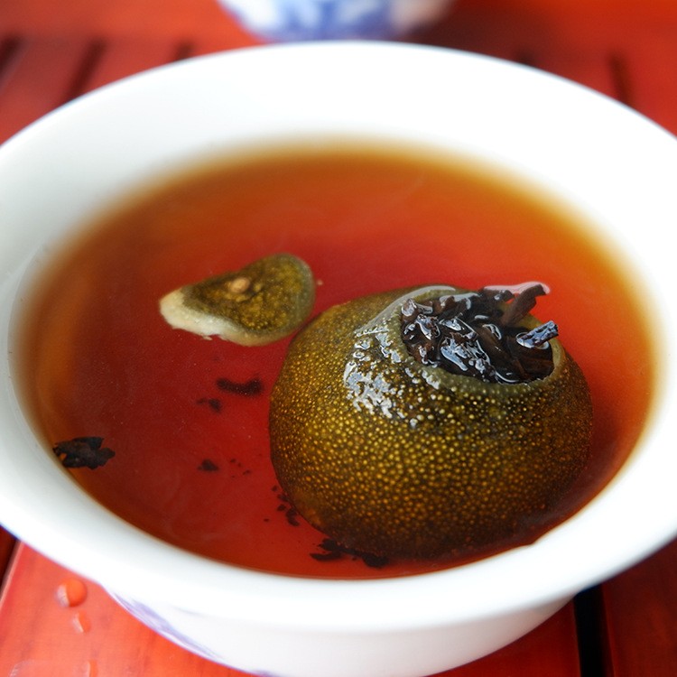 新会小青柑批发 普洱熟茶 广东特产食品 陈皮柑普茶约65粒图3