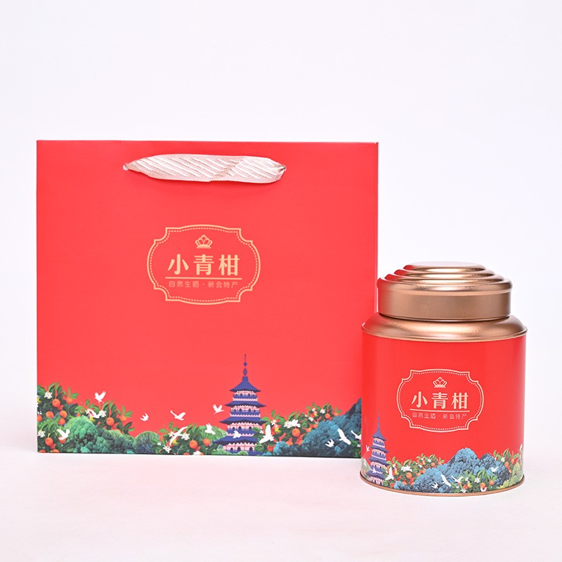 新会天马小青柑勐海茶区小柑普熟茶现货批发自然生晒小青柑礼盒装图4