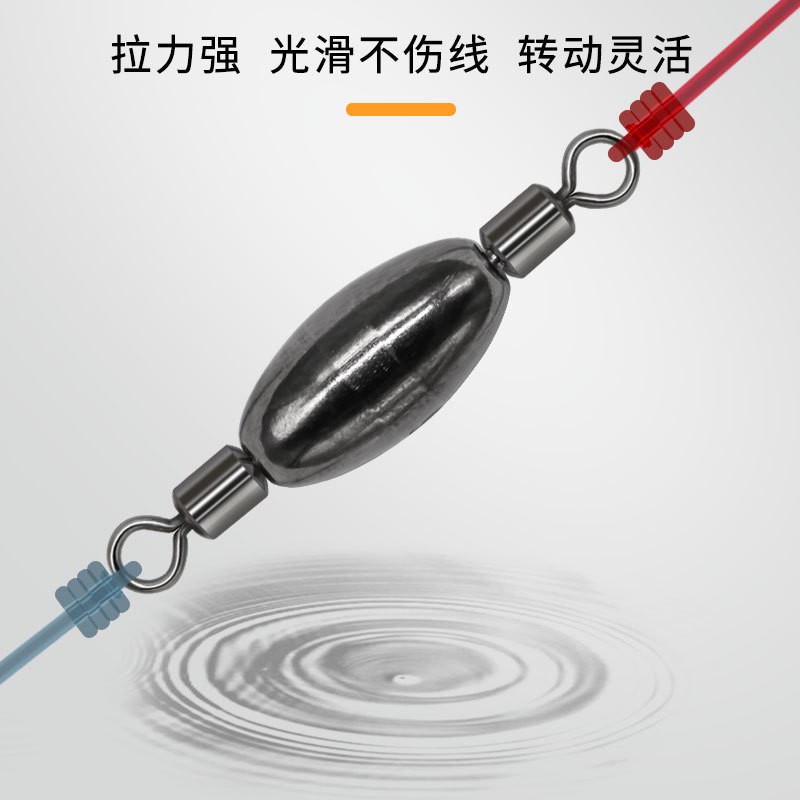 八字环连接器铜锤转环配重环铜坠户外垂钓用品渔具小配件批发图2