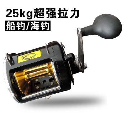 TR12000大鼓轮25公斤双鱼鼓式轮船钓铁板轮南油拖钓轮海钓渔轮