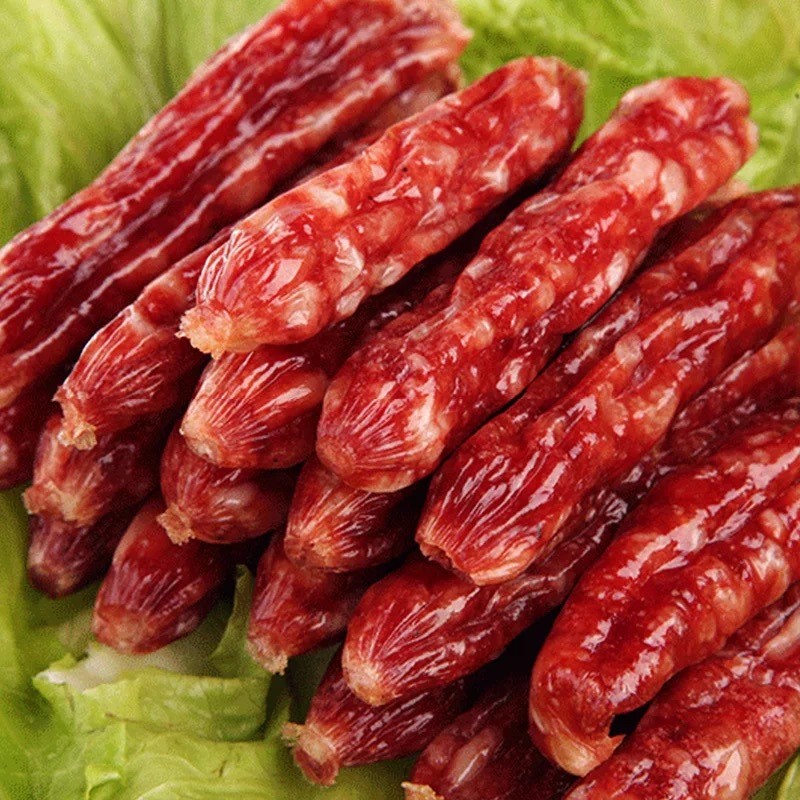 万隆杭味香肠400g批发 杭州特产小香肠广味广式腊肠 厂家直销团购图4