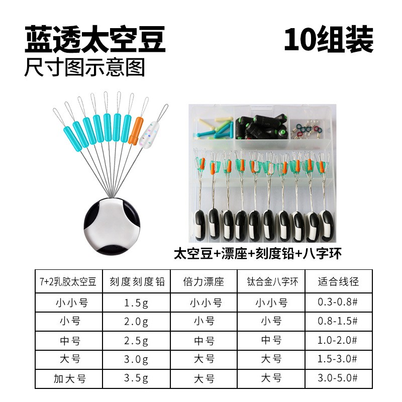 7+2蓝透10组太空豆图3