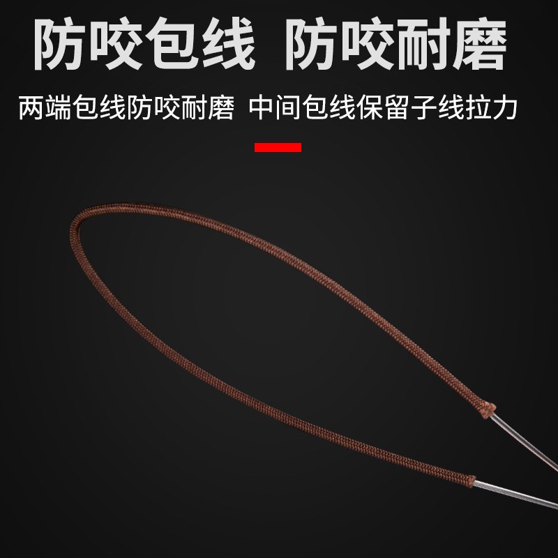 铭威BKK青鱼专攻大物子线双钩手绑巨物成品鱼线士挂散装元丝鱼钩图3
