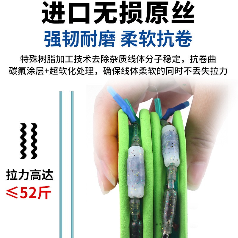 大物加固线组巨物成品主线极强拉力钓鱼线组钓草鱼鲟鱼大青鱼套装图2