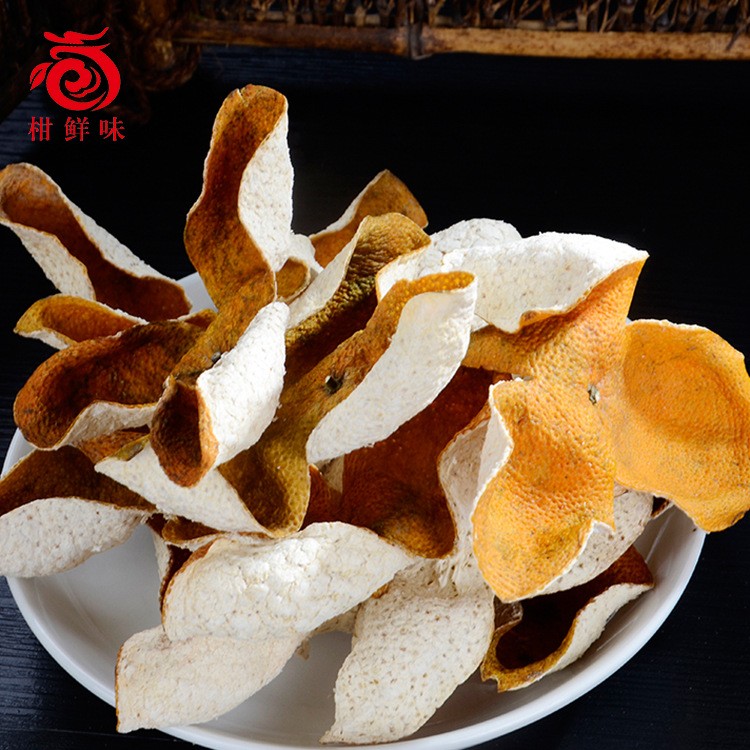 柑之味新会陈皮 一年大红皮 传统煲汤药食同源 广陈皮送礼 一件代图2