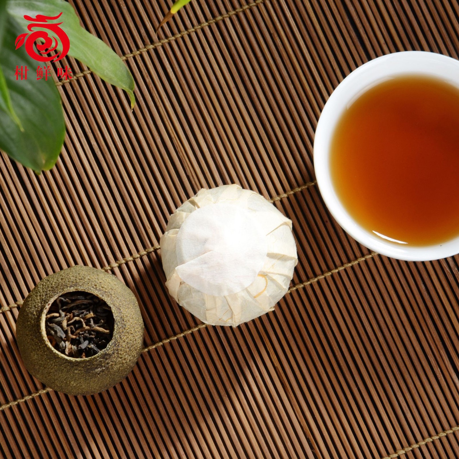 特卖2021新会小青柑普洱茶 6年陈宫廷熟普天马半生晒小青柑茶批发图5