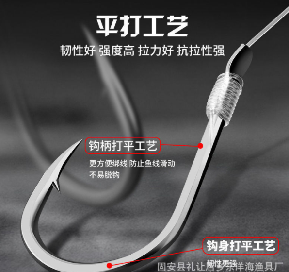 伊势尼绑好鱼钩成品子线双钩大力马线对钩透明线子线双钩图5