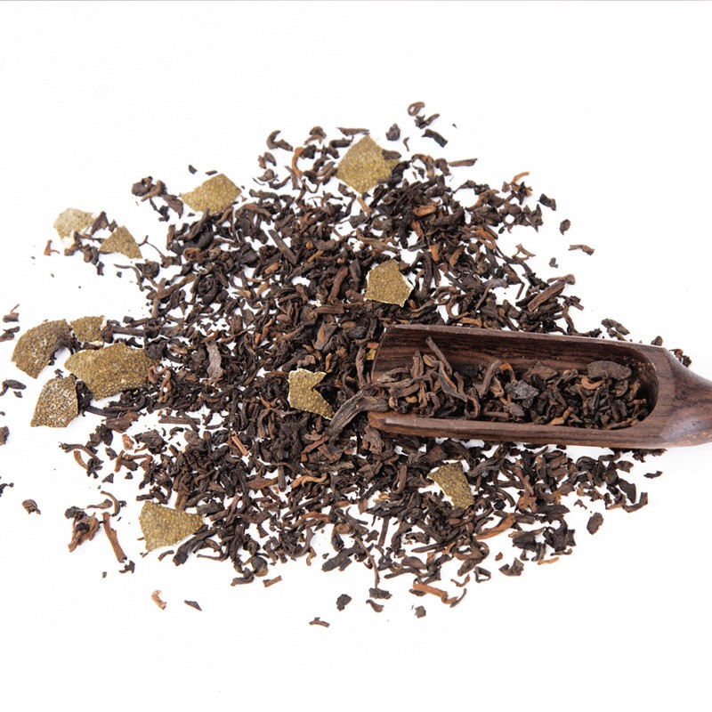 茶叶 小青柑普洱茶 新会生晒小青柑陈皮柑普茶熟茶 源头散装批发图5