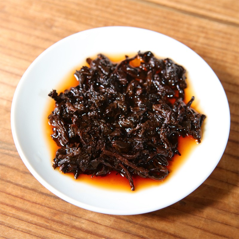 普洱熟茶饼 2002年干仓十八年老陈香茶叶云南七子饼批发357g图2