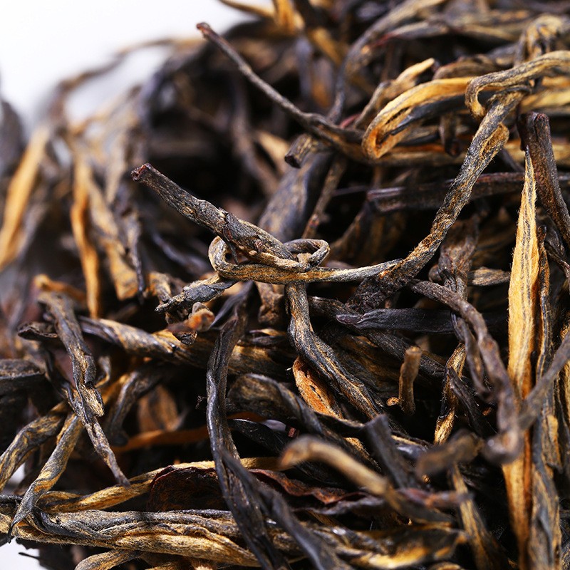 云南滇红茶凤庆红茶一芽一叶松针银针理条红茶功夫茶厂家批发图2