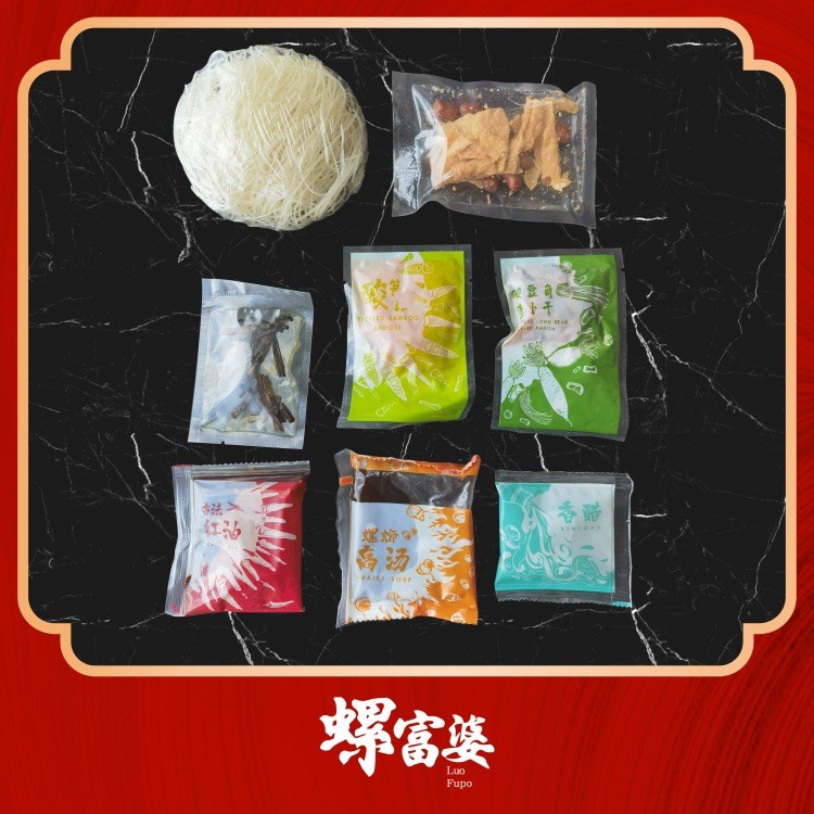 螺富婆柳州螺蛳粉冲泡型*6桶装螺丝粉正宗广西特产酸辣速食礼盒装图3