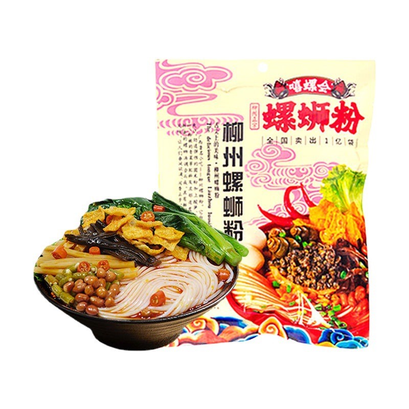 【现货速发】嘻螺会螺蛳粉原味300克2/3/5袋一件代发新日期包邮图5