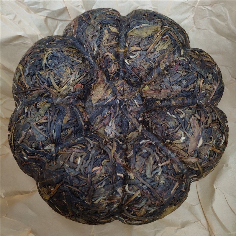 厂家大货批发1000克景迈金瓜贡茶云南普洱生茶美人头瓜茶纯料茶叶图2