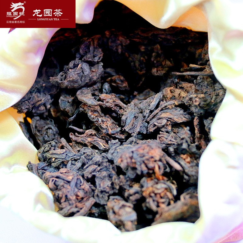 云南老茶头普洱茶 龙园号迷你礼盒小罐装老茶头 熟茶 100g图3