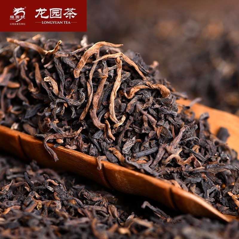 龙园号普洱茶  熟茶 勐海老普洱 陈年干仓老散茶 200g图3