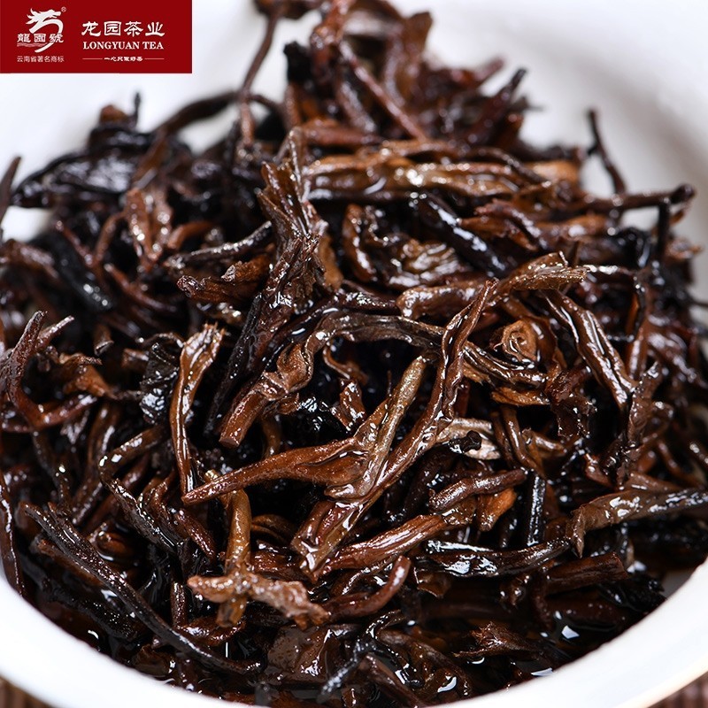 龙园号普洱茶  熟茶 勐海老普洱 陈年干仓老散茶 200g图4