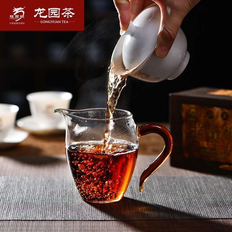 龙园号普洱茶  熟茶 勐海老普洱 陈年干仓老散茶 200g图2