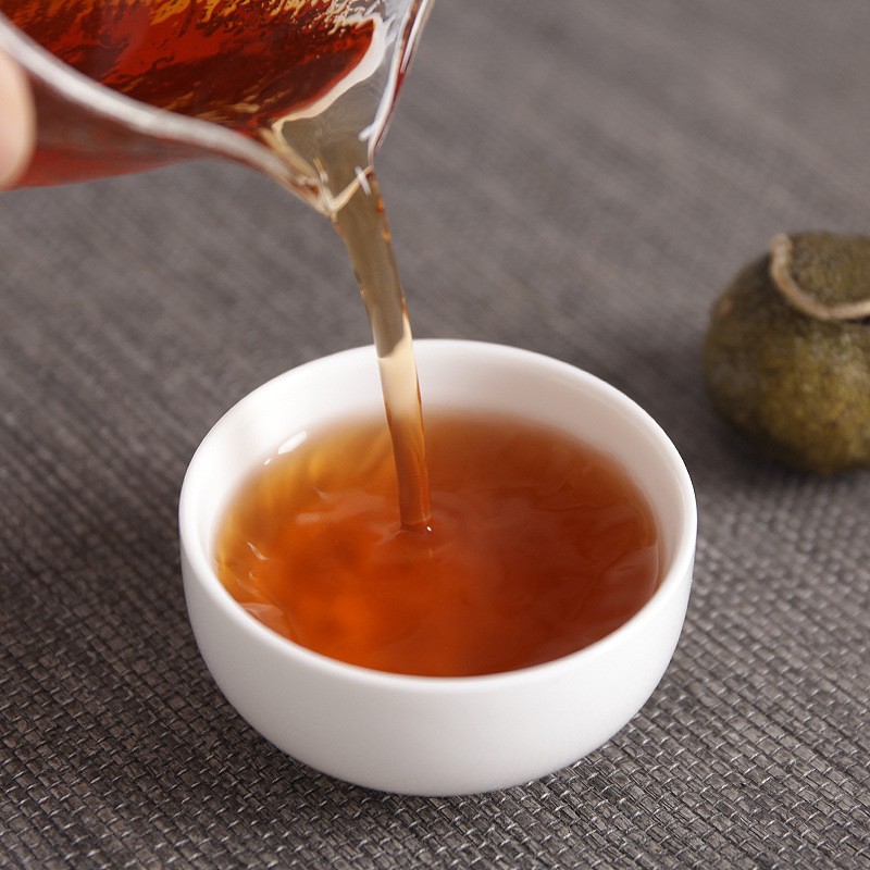 大量批发云南普洱茶叶 2019新会小青柑 宫廷普洱熟茶 500克图2