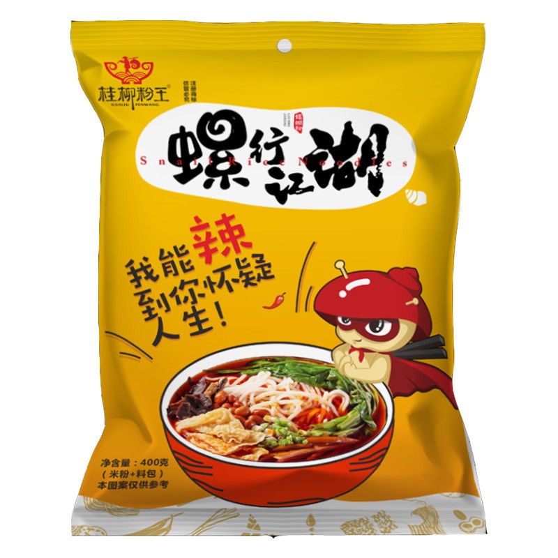 桂柳粉王螺行江湖螺蛳粉400g*1包水煮型（含螺肉）图5