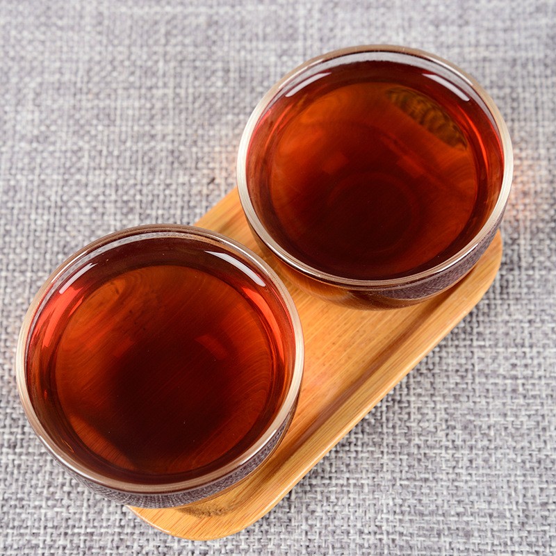 云南七子饼 普洱茶 2006年勐海原料 357g布朗陈香 熟茶饼茶 熟普图2