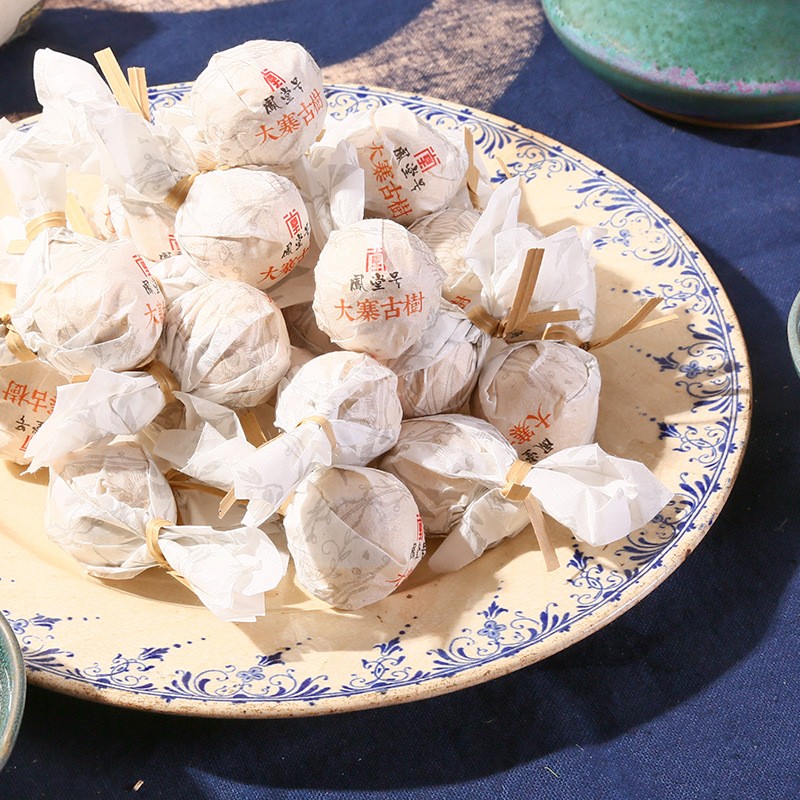 云南特产迷你小沱茶8g非冰岛龙珠生普临沧茶叶春茶普洱茶生茶香甜图2