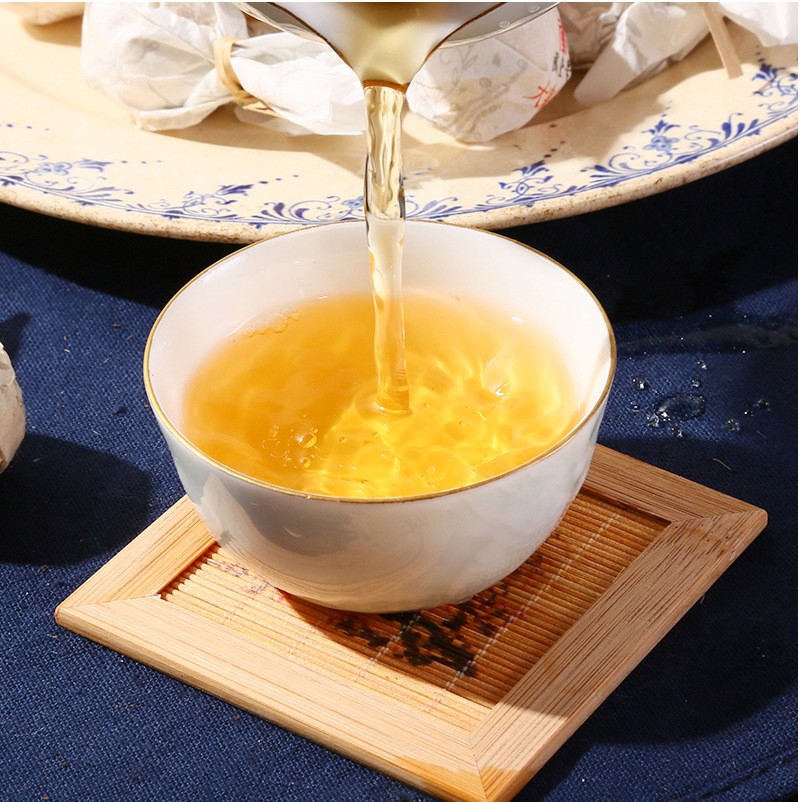 云南特产迷你小沱茶8g非冰岛龙珠生普临沧茶叶春茶普洱茶生茶香甜图3